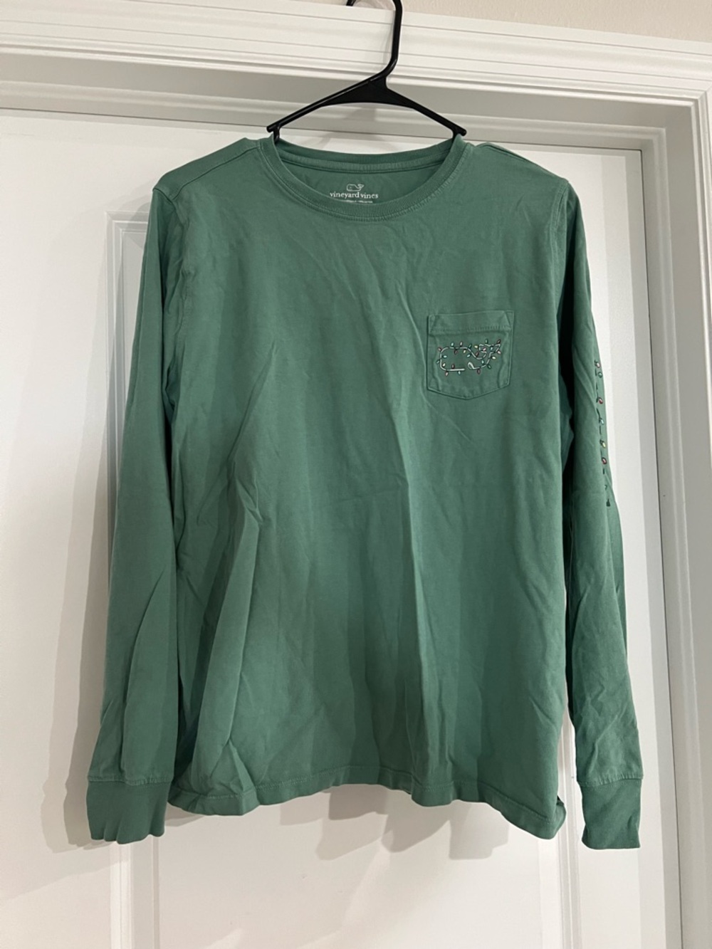 Vineyard Vines Long-Sleeve Pocket Tee - Green